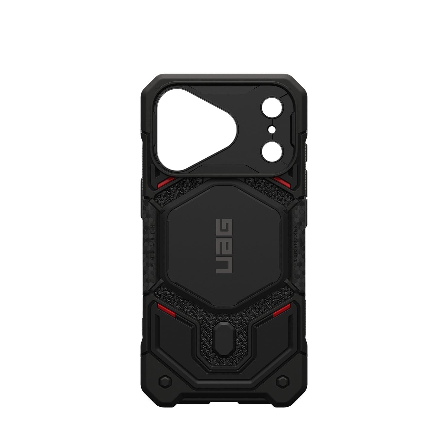 UAG Monarch Pro Etui do iPhone 18 Pro / 17 Pro z kevlaru kompatybilne z MagSafe - Czarne (Kevlar black)