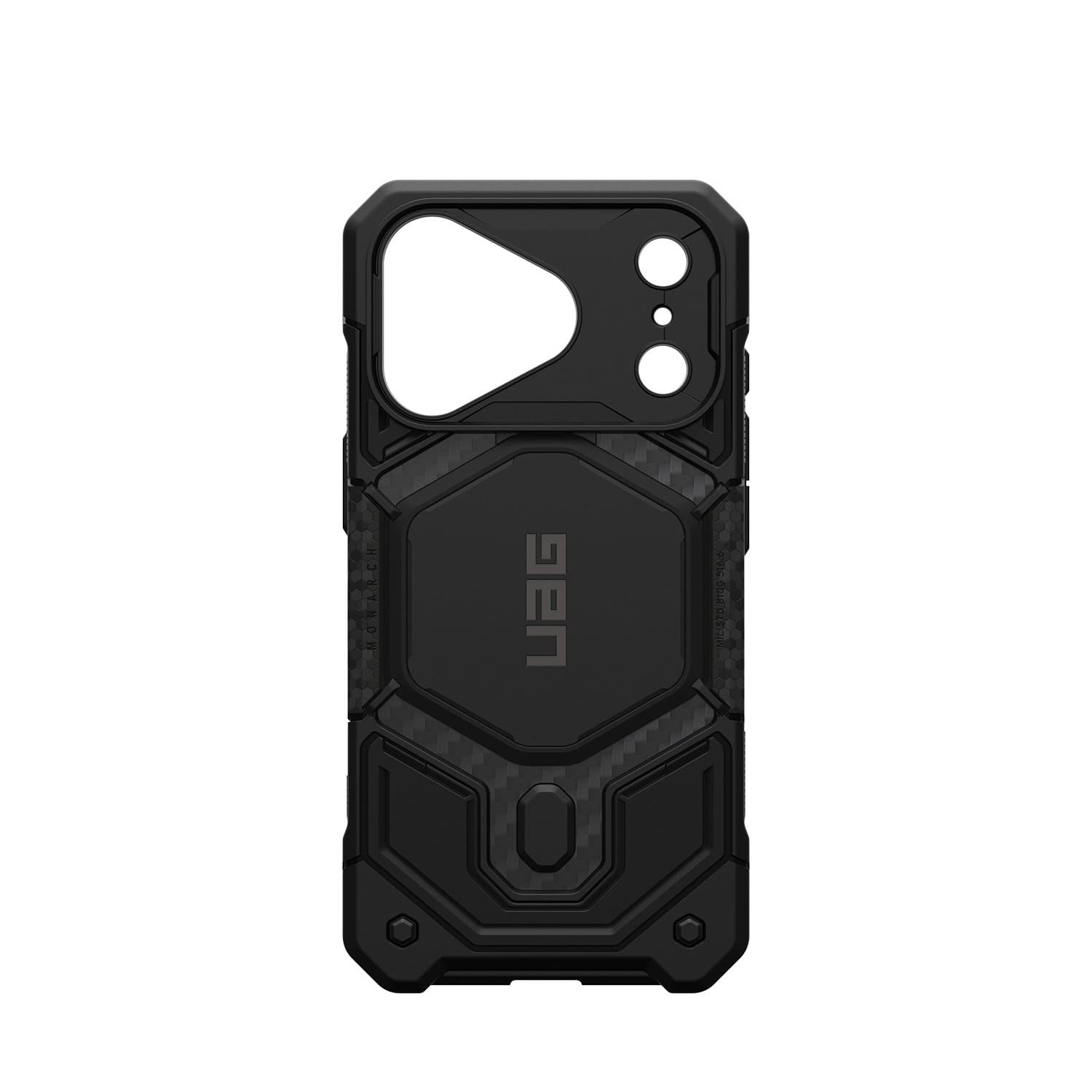 UAG Monarch Pro Etui do iPhone 18 Pro /17 Pro z włókna węglowego kompatybilne z MagSafe - Czarne (carbon fiber) UAG Monarch Pro Etui do iPhone 18 Pro /17 Pro z włókna węglowego kompatybilne z MagSafe - Czarne (carbon fiber)