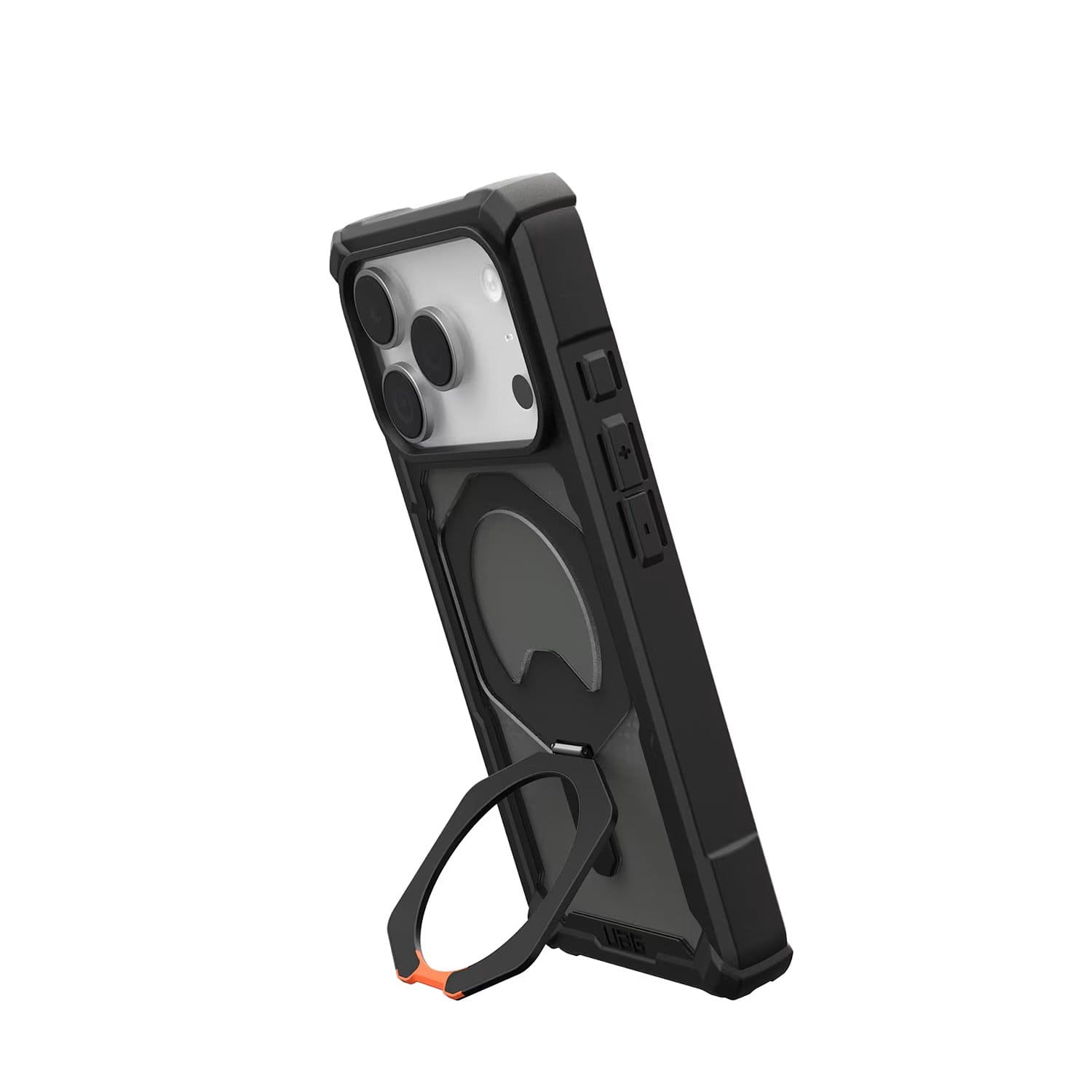 UAG Plasma XTE Etui do iPhone 17 Pro Max kompatybilne z MagSafe - Czarne (black / pop orange) UAG Plasma XTE Etui do iPhone 17 Pro Max kompatybilne z MagSafe - Czarne (black / pop orange)