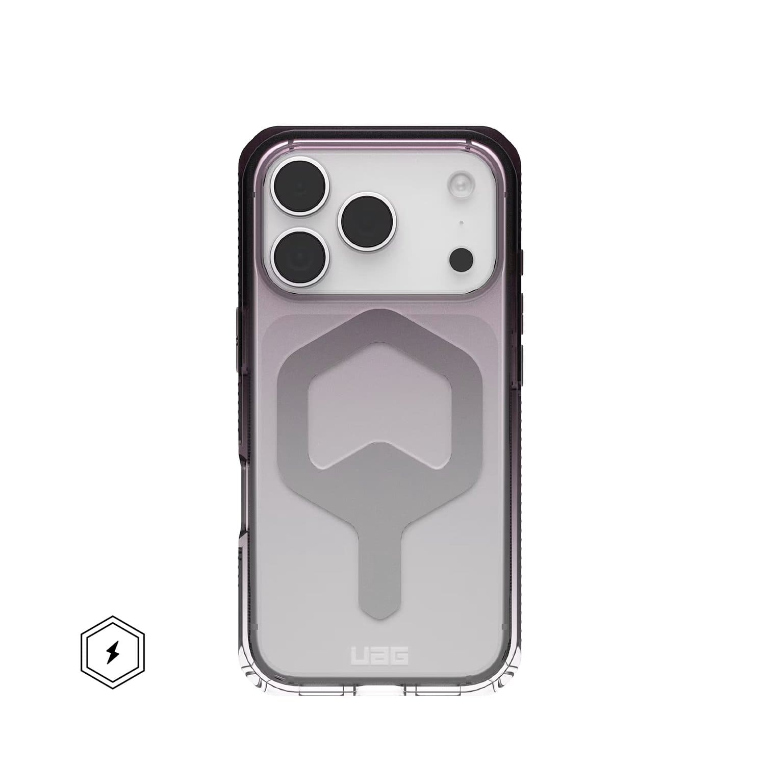 UAG Plyo Etui do iPhone 18 Pro Max / 17 Pro Max kompatybilne z MagSafe - Przezroczyste (iridescent)