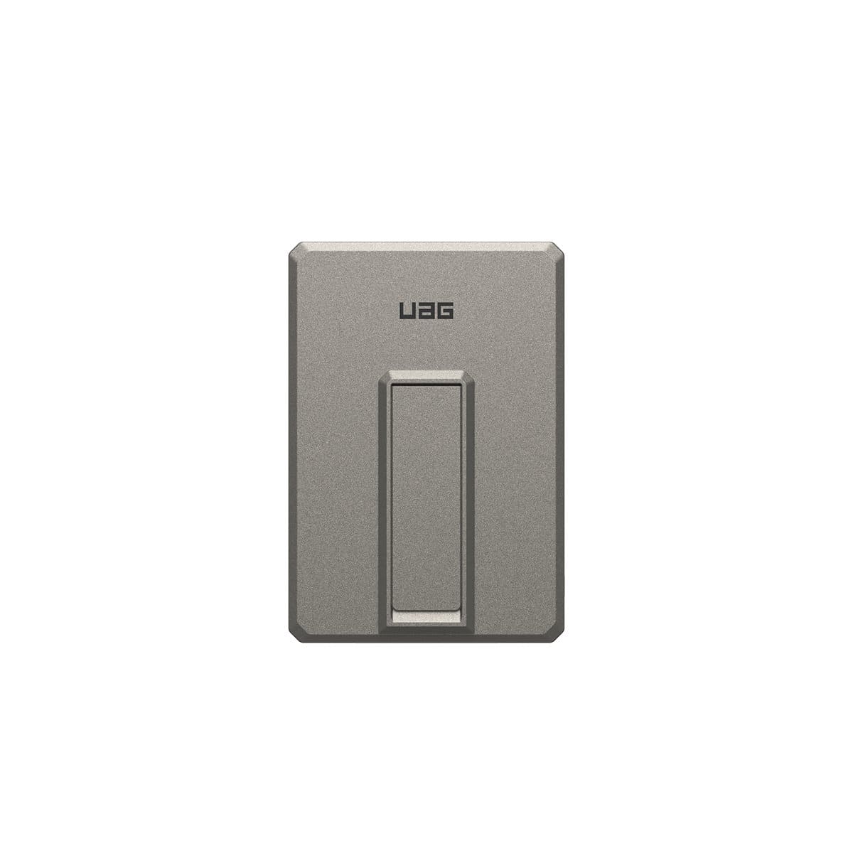 UAG Ultra Slim 5K Powerbank magnetyczny 5000 mAh z podstawką kompatybilny z MagSafe - Tytanowy UAG Ultra Slim 5K Powerbank magnetyczny 5000 mAh z podstawką kompatybilny z MagSafe - Tytanowy