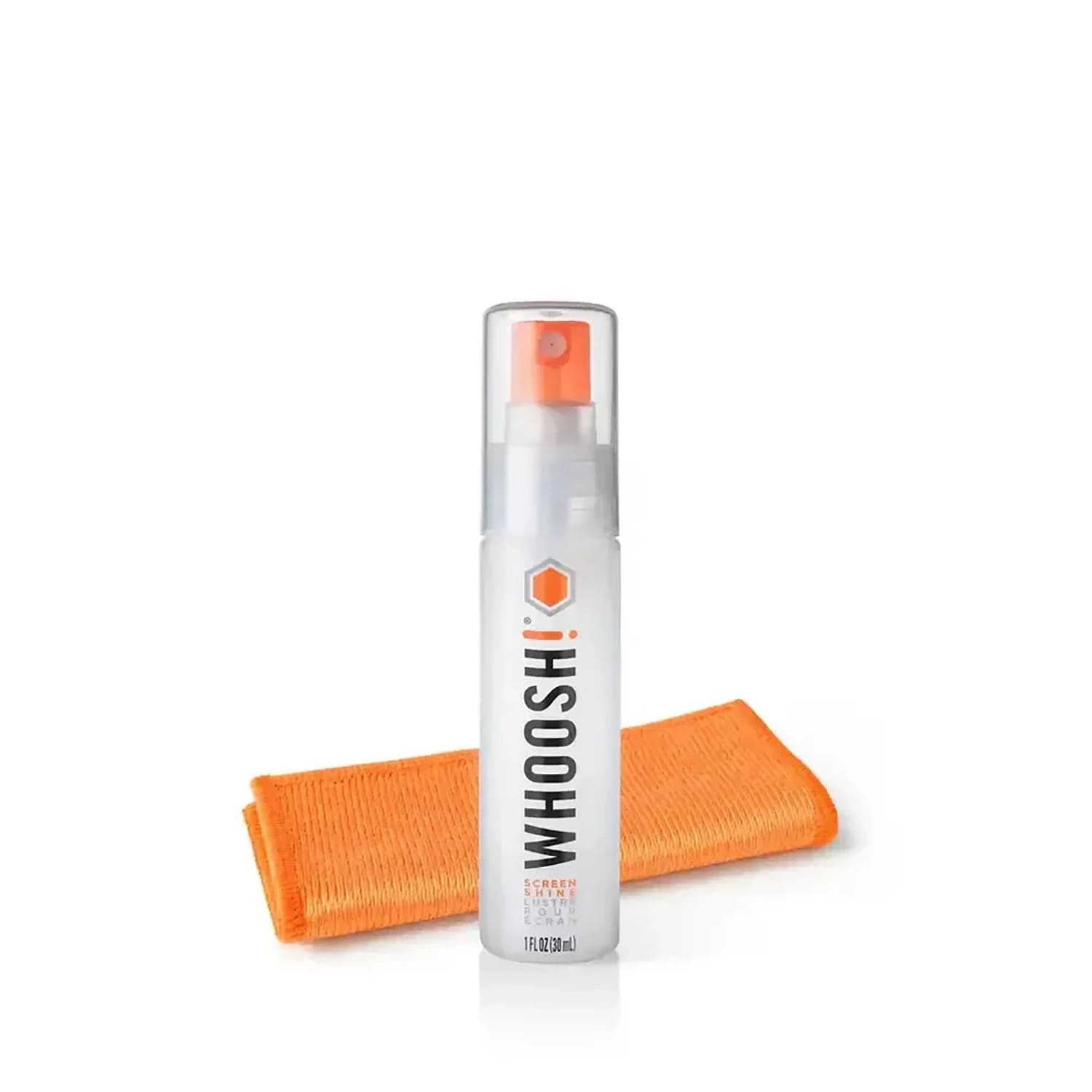 Whoosh Go Spray do czyszczenia ekranów 30ml + ściereczka z microfibry Whoosh Go Spray do czyszczenia ekranów 30ml + ściereczka z microfibry