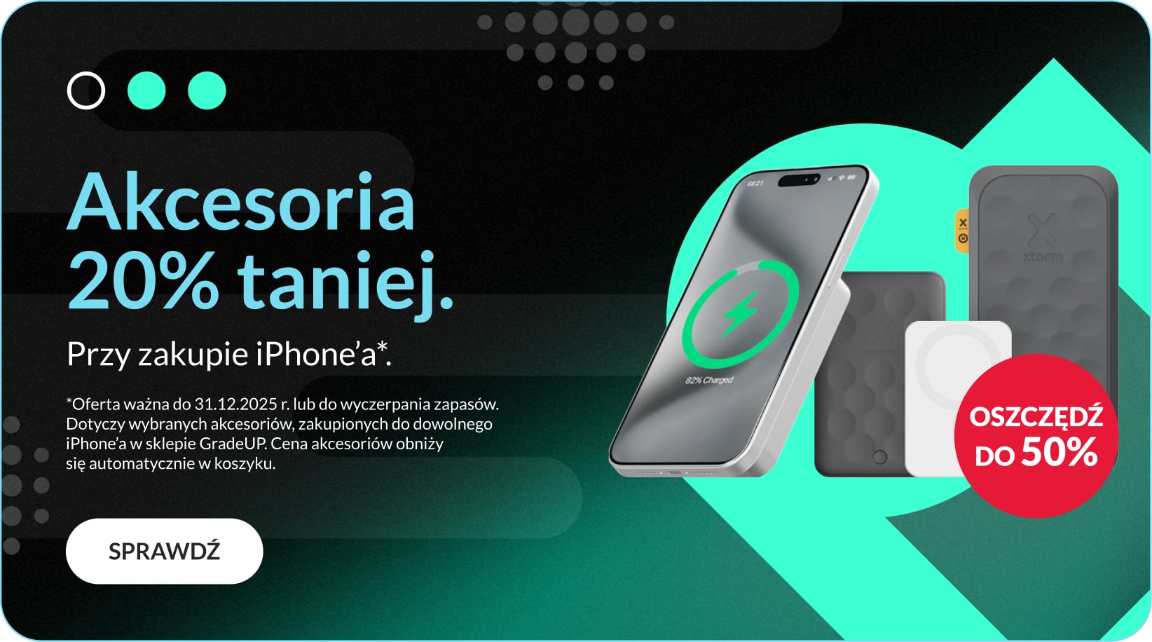 Akcesoria 20% taniej przy zakupie iPhone'a