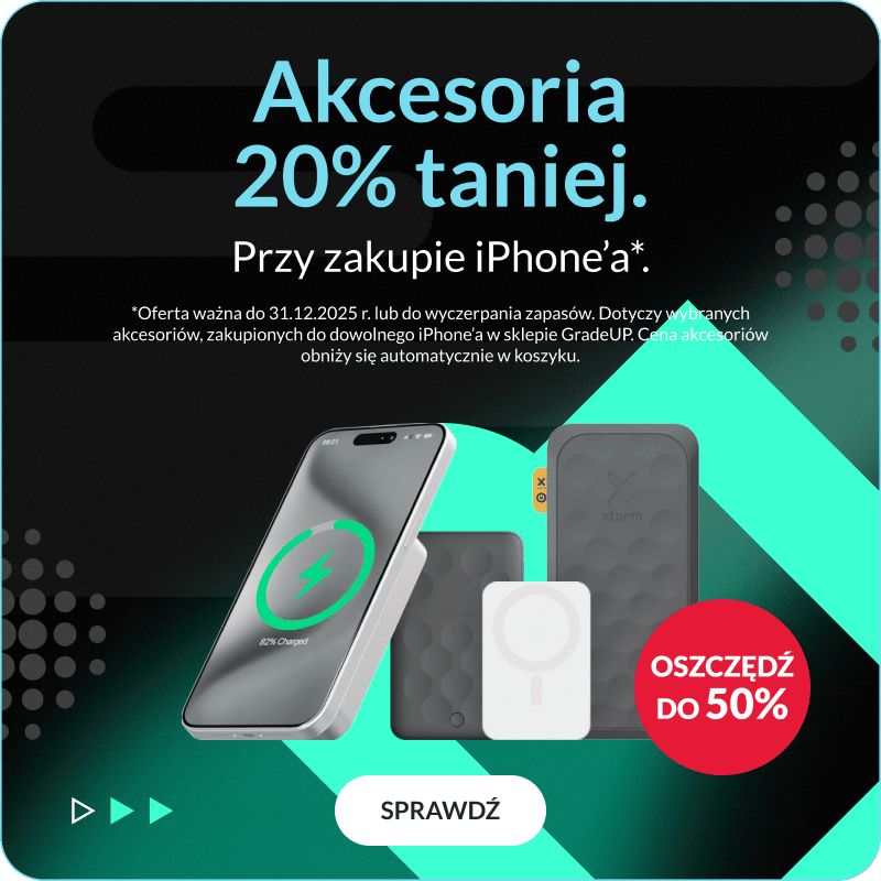 Akcesoria 20% taniej przy zakupie iPhone'a