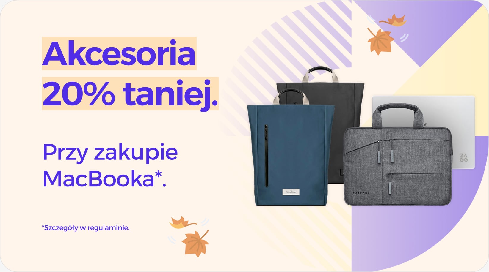 Akcesoria 20% taniej przy zakupie MacBooka Akcesoria 20% taniej przy zakupie MacBooka