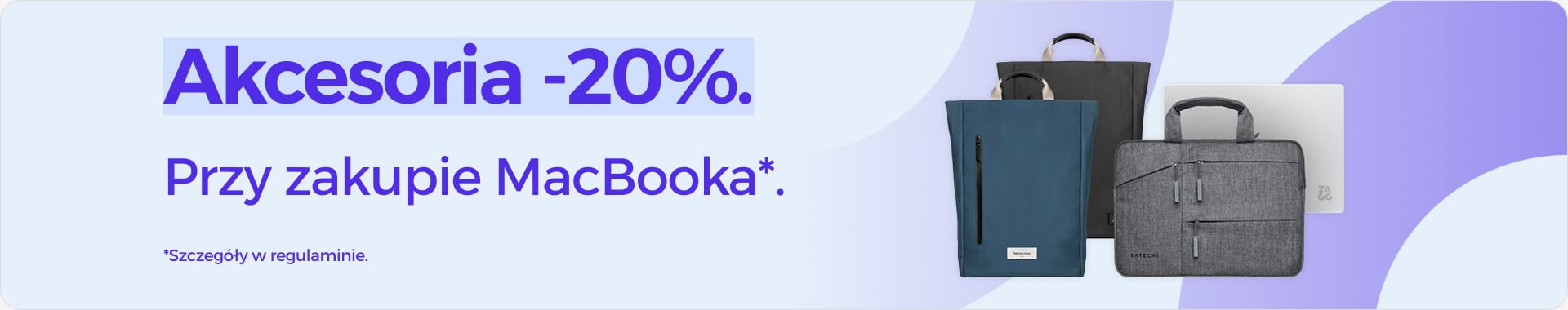 Akcesoria 20% taniej przy zakupie MacBooka