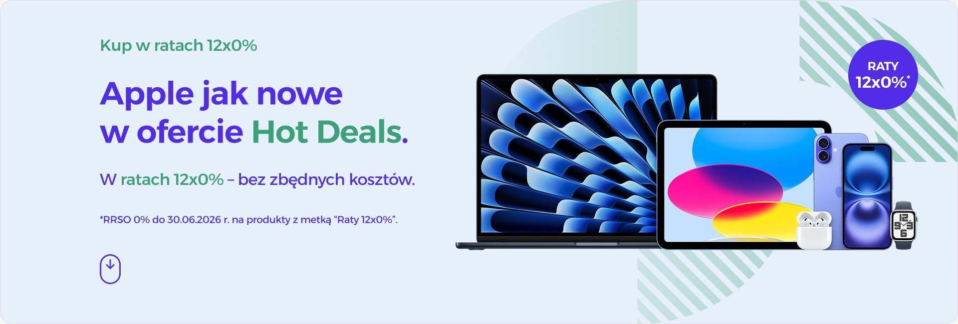 Apple jak nowe w ofercie Hot Deals – w ratach 12x0% – bez zbędnych kosztów Apple jak nowe w ofercie Hot Deals – w ratach 12x0% – bez zbędnych kosztów