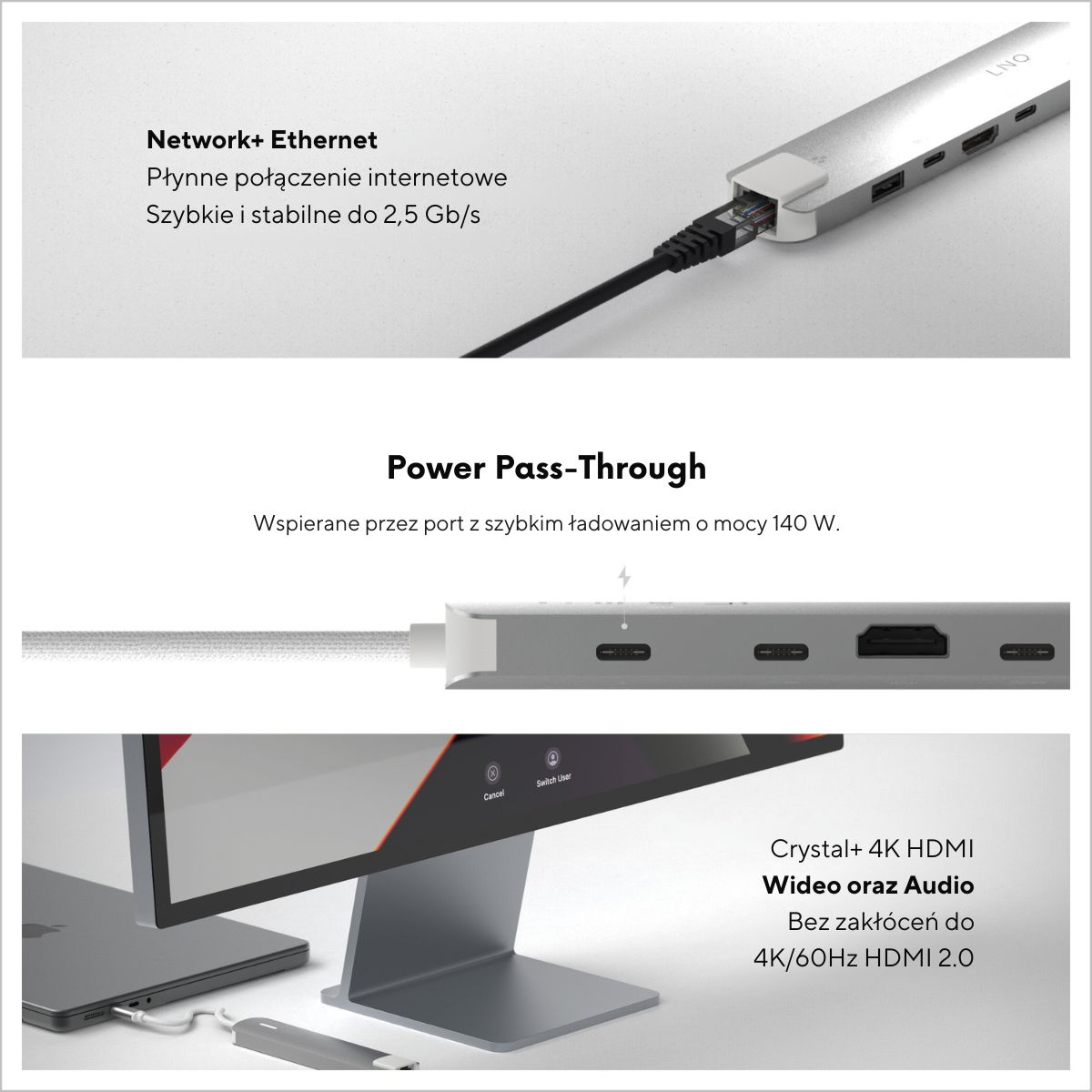Linq - Hub 2in1 USB- C Linq - Hub 2in1 USB- C