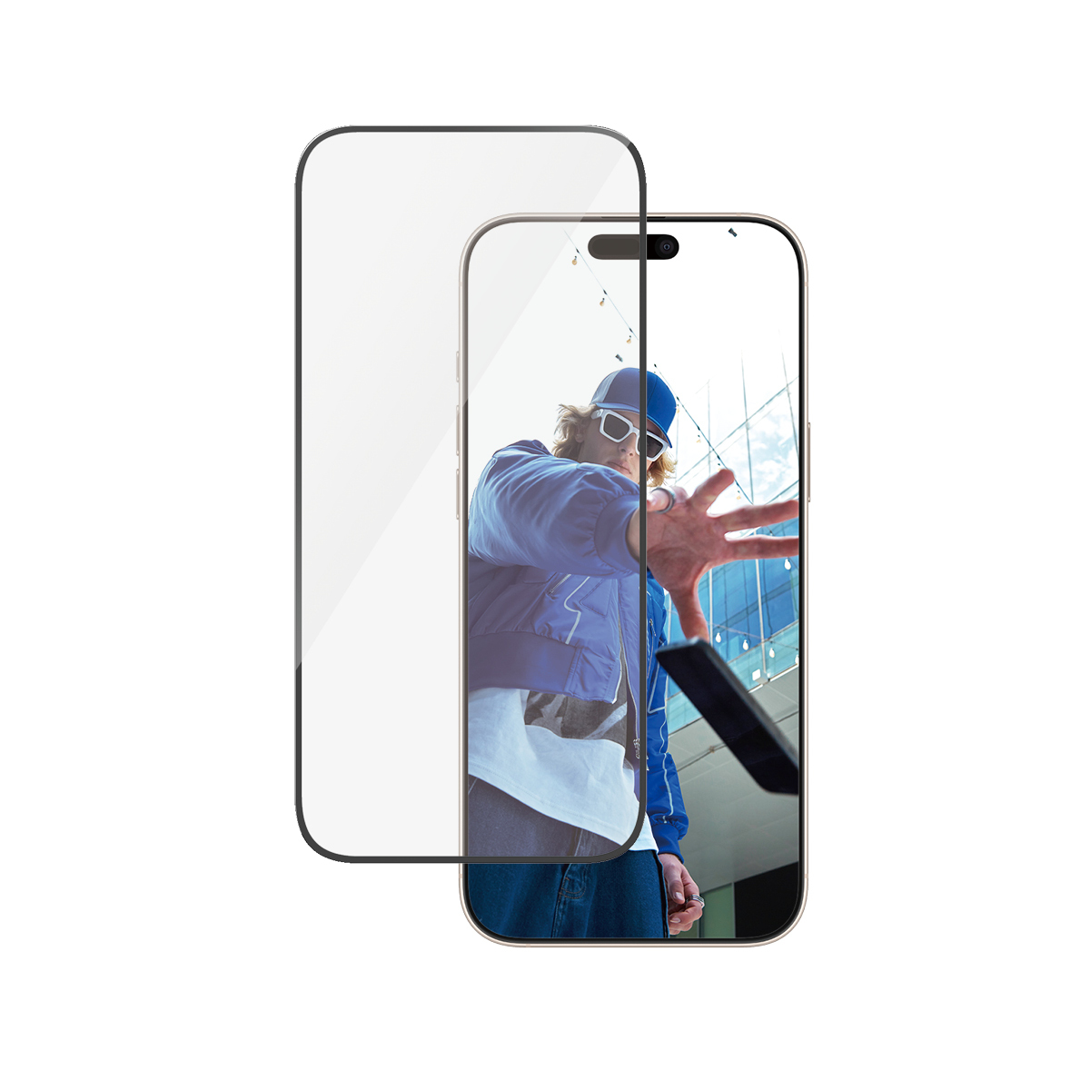 PanzerGlass Ultra-Wide Fit Szkło ochronne do iPhone 14 / 13 / 13 Pro - czarna ramka