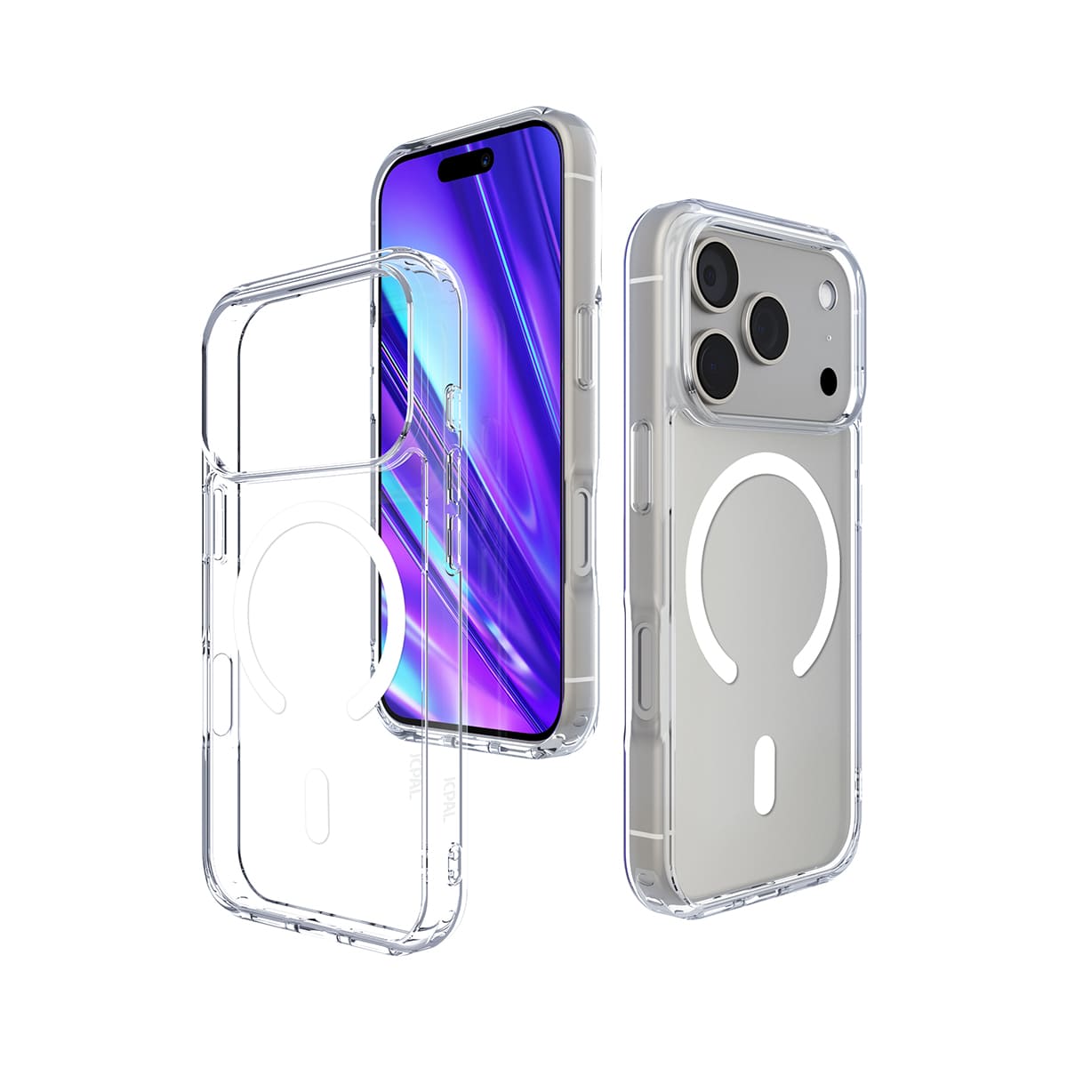 JCPal DualPro Etui do iPhone 17 Pro kompatybilne z MagSafe