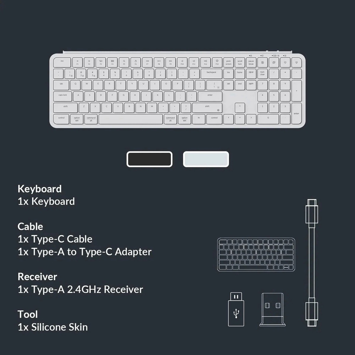 Keychron B6 PRO niskoprofilowa bezprzewodowa klawiatura mechaniczna - Miętowa Zieleń (Mint Green) Keychron B6 PRO niskoprofilowa bezprzewodowa klawiatura mechaniczna - Miętowa Zieleń (Mint Green)