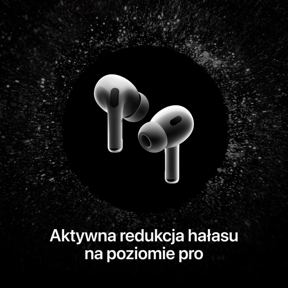Apple AirPods Pro (2. generacji) z etui ładującym MagSafe (Lightning) - Białe - aktywna redukcja hałasu Apple AirPods Pro (2. generacji) z etui ładującym MagSafe (Lightning) - Białe - aktywna redukcja hałasu
