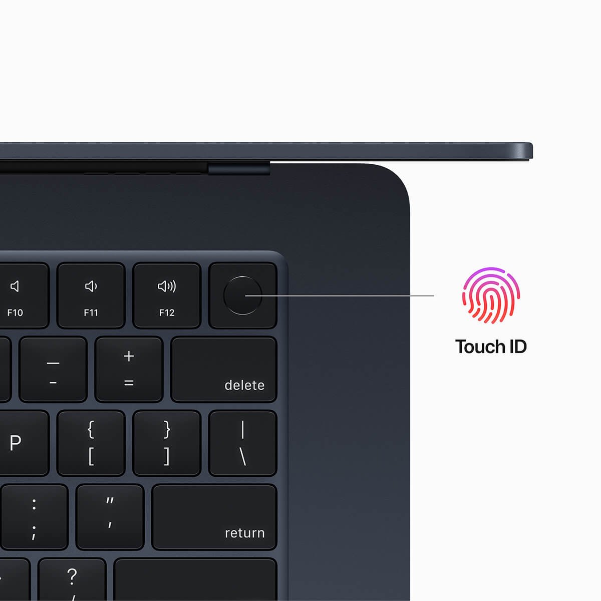 MacBook Air 15 cali M2 Północ - klawiatura