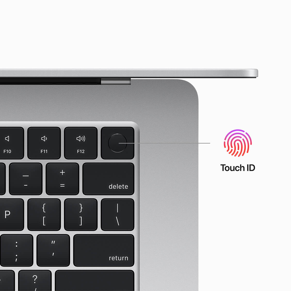 MacBook Air 15 cali M2 Srebrny - klawiatura