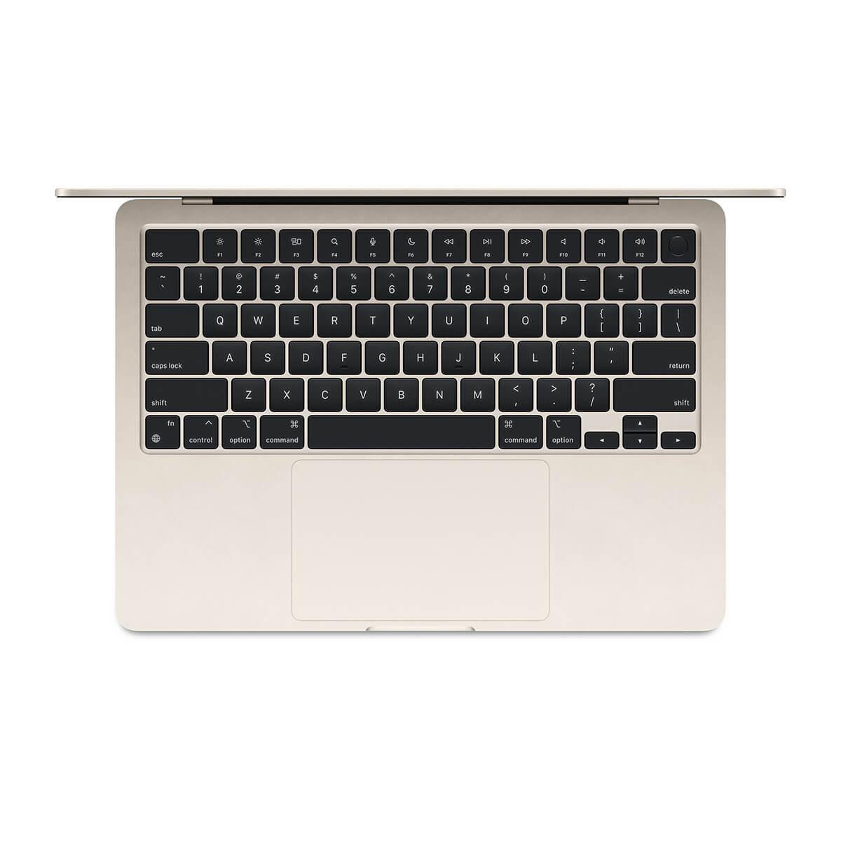 MacBook Air 15 cali M2 Księżycowa Poświata - klawiatura MacBook Air 15 cali M2 Księżycowa Poświata - klawiatura