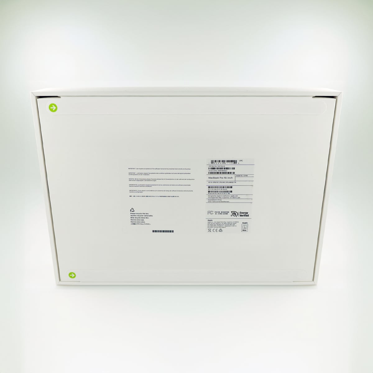 MacBook Pro 16 odnowiony - opakowanie