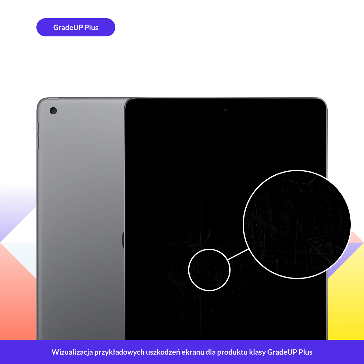 Apple iPad 8-generacji - rysy