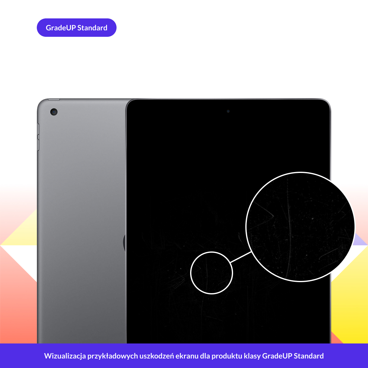 Apple iPad 8-generacji - rysy Apple iPad 8-generacji - rysy
