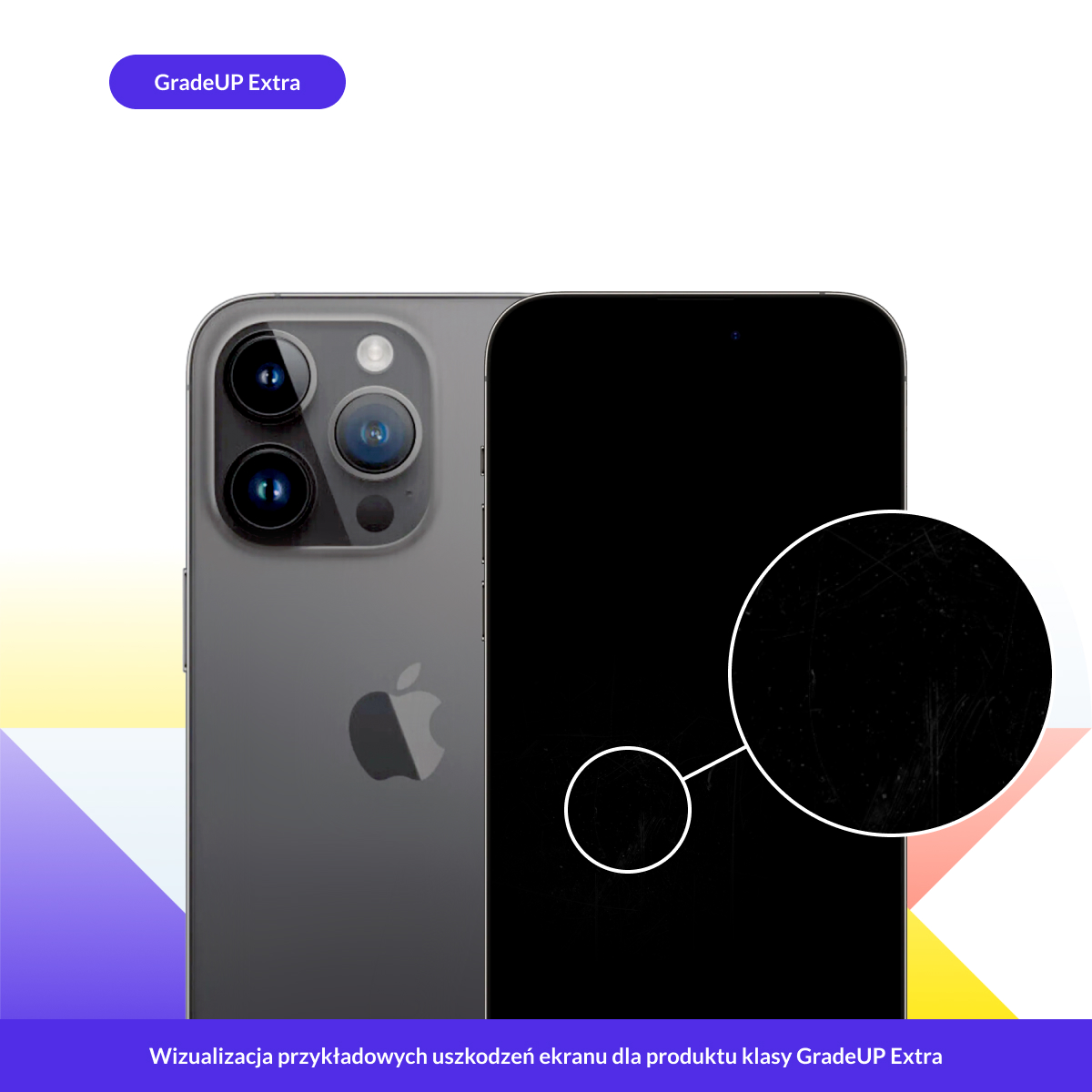 Apple iPhone 14 Pro - przykładowe rysy